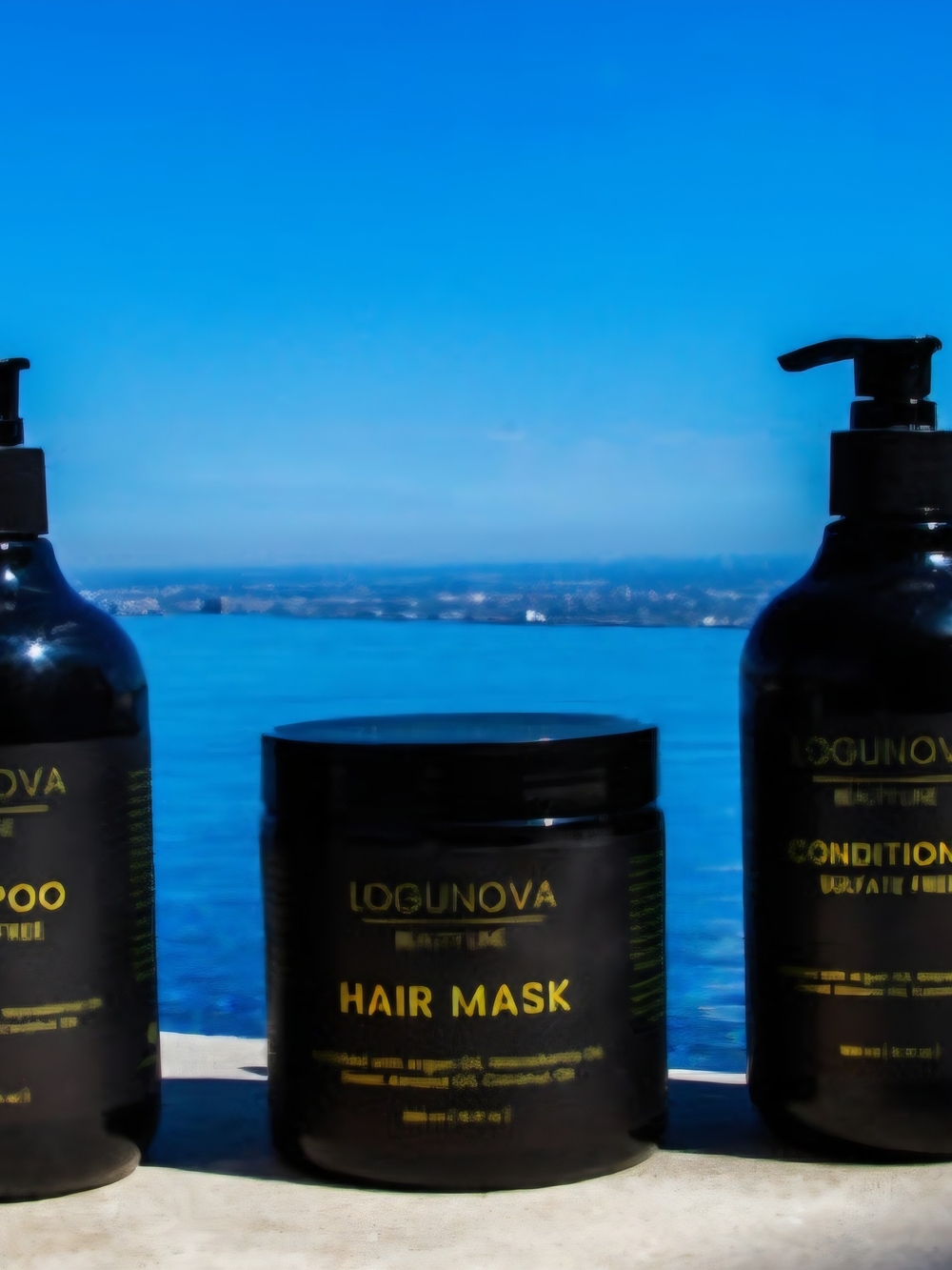 full Logunova Beauty Line product collection SHAMPOO MASK CONDITIONER $75
